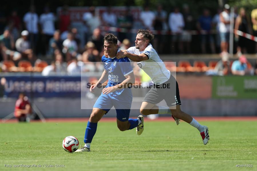 sport, action, Toto-Pokal Runde 1, Sportgelände, Fussball, FCS, FC06, Bad Kissingen, BFV, 19.07.2025, 1. FC Schweinfurt 1905, 1. FC 06 Bad Kissingen - Bild-ID: 2494302