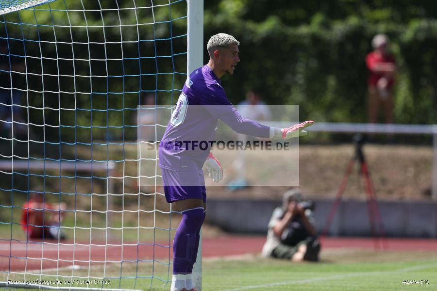 sport, action, Toto-Pokal Runde 1, Sportgelände, Fussball, FCS, FC06, Bad Kissingen, BFV, 19.07.2025, 1. FC Schweinfurt 1905, 1. FC 06 Bad Kissingen - Bild-ID: 2494310