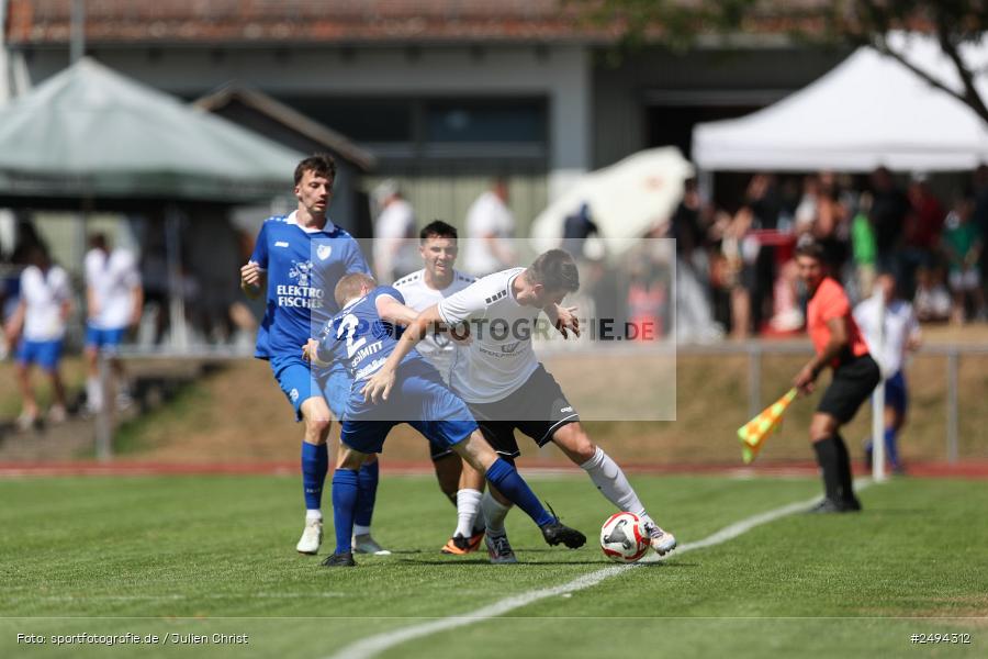 sport, action, Toto-Pokal Runde 1, Sportgelände, Fussball, FCS, FC06, Bad Kissingen, BFV, 19.07.2025, 1. FC Schweinfurt 1905, 1. FC 06 Bad Kissingen - Bild-ID: 2494312