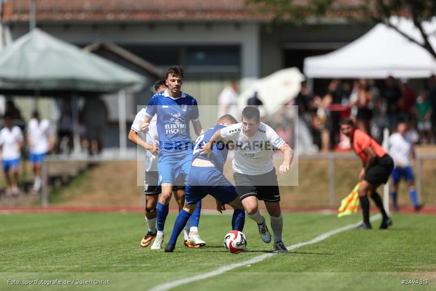 sport, action, Toto-Pokal Runde 1, Sportgelände, Fussball, FCS, FC06, Bad Kissingen, BFV, 19.07.2025, 1. FC Schweinfurt 1905, 1. FC 06 Bad Kissingen - Bild-ID: 2494313