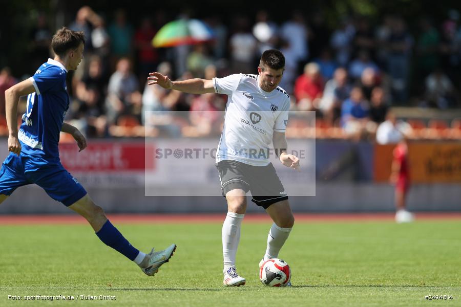 sport, action, Toto-Pokal Runde 1, Sportgelände, Fussball, FCS, FC06, Bad Kissingen, BFV, 19.07.2025, 1. FC Schweinfurt 1905, 1. FC 06 Bad Kissingen - Bild-ID: 2494314