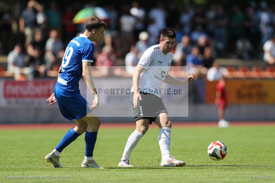 sport, action, Toto-Pokal Runde 1, Sportgelände, Fussball, FCS, FC06, Bad Kissingen, BFV, 19.07.2025, 1. FC Schweinfurt 1905, 1. FC 06 Bad Kissingen - Bild-ID: 2494315