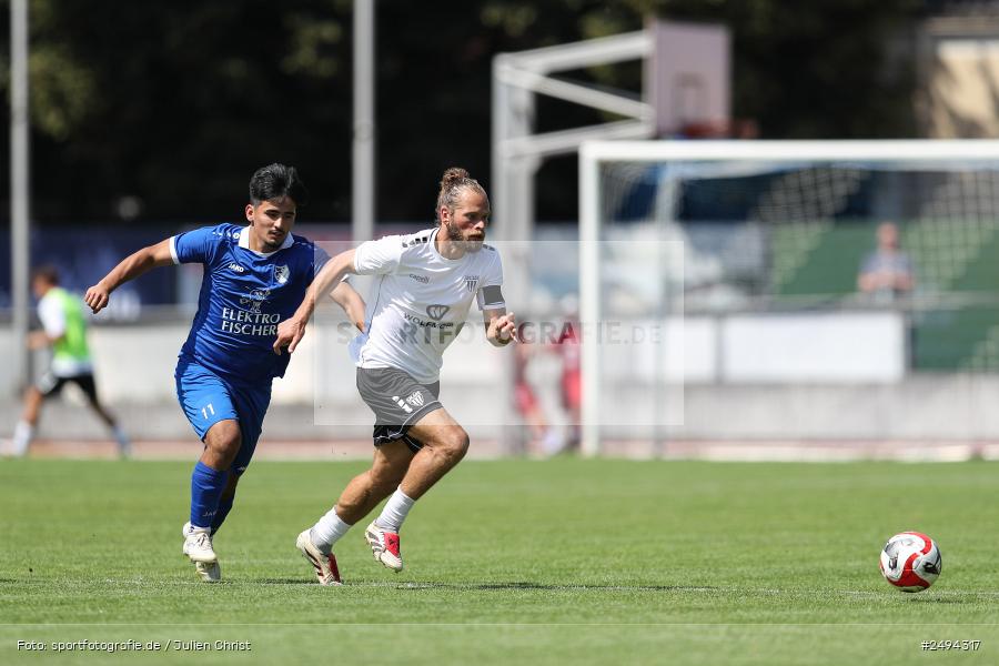 sport, action, Toto-Pokal Runde 1, Sportgelände, Fussball, FCS, FC06, Bad Kissingen, BFV, 19.07.2025, 1. FC Schweinfurt 1905, 1. FC 06 Bad Kissingen - Bild-ID: 2494317