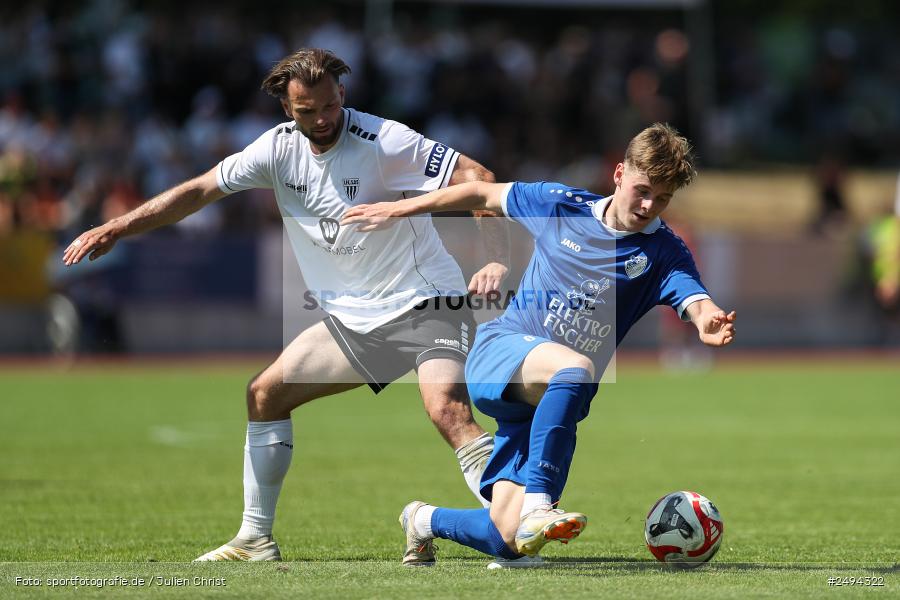 sport, action, Toto-Pokal Runde 1, Sportgelände, Fussball, FCS, FC06, Bad Kissingen, BFV, 19.07.2025, 1. FC Schweinfurt 1905, 1. FC 06 Bad Kissingen - Bild-ID: 2494322