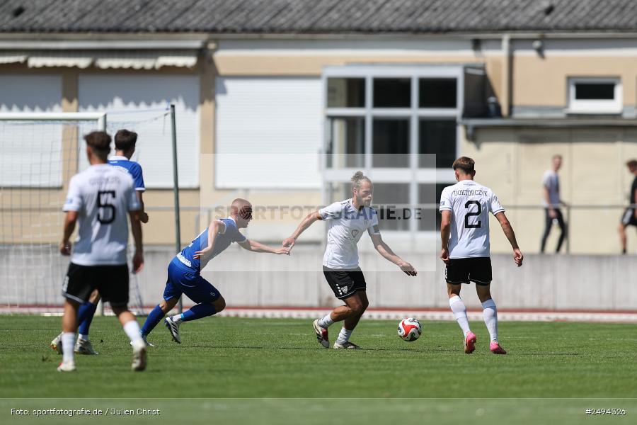 sport, action, Toto-Pokal Runde 1, Sportgelände, Fussball, FCS, FC06, Bad Kissingen, BFV, 19.07.2025, 1. FC Schweinfurt 1905, 1. FC 06 Bad Kissingen - Bild-ID: 2494326