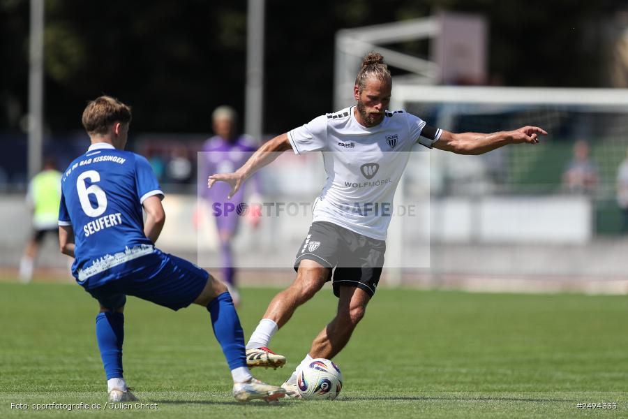 sport, action, Toto-Pokal Runde 1, Sportgelände, Fussball, FCS, FC06, Bad Kissingen, BFV, 19.07.2025, 1. FC Schweinfurt 1905, 1. FC 06 Bad Kissingen - Bild-ID: 2494333
