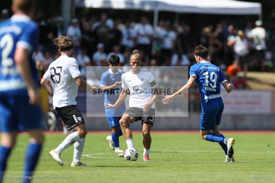 sport, action, Toto-Pokal Runde 1, Sportgelände, Fussball, FCS, FC06, Bad Kissingen, BFV, 19.07.2025, 1. FC Schweinfurt 1905, 1. FC 06 Bad Kissingen - Bild-ID: 2494336