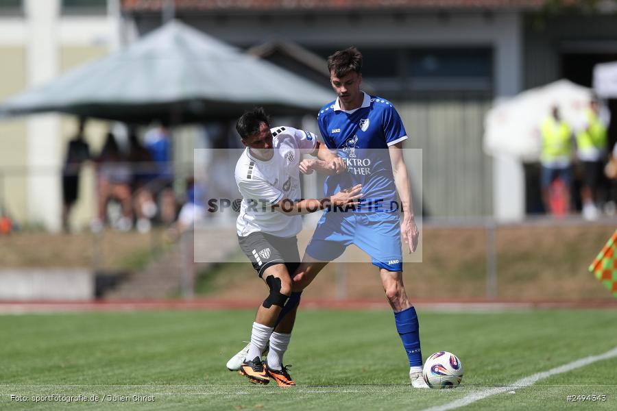 sport, action, Toto-Pokal Runde 1, Sportgelände, Fussball, FCS, FC06, Bad Kissingen, BFV, 19.07.2025, 1. FC Schweinfurt 1905, 1. FC 06 Bad Kissingen - Bild-ID: 2494343