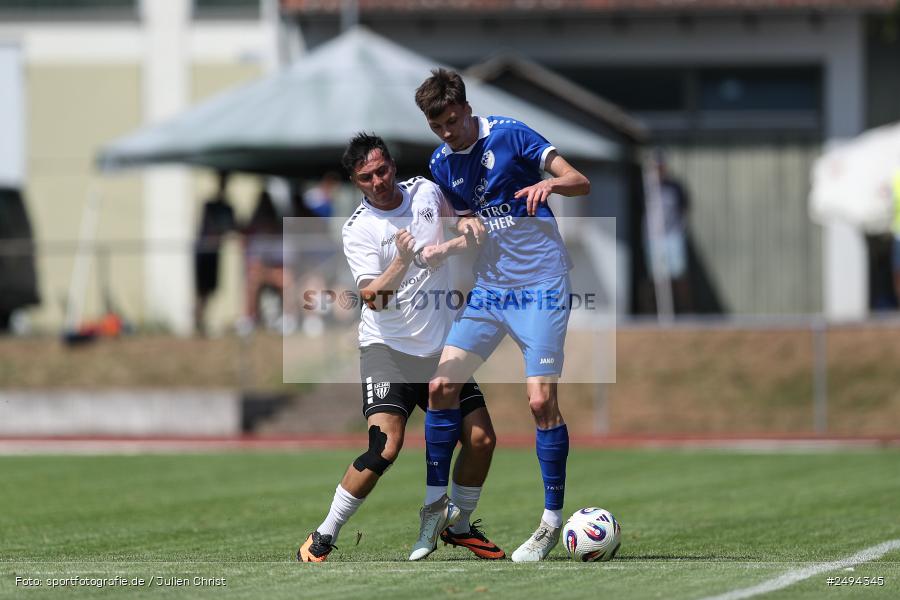 sport, action, Toto-Pokal Runde 1, Sportgelände, Fussball, FCS, FC06, Bad Kissingen, BFV, 19.07.2025, 1. FC Schweinfurt 1905, 1. FC 06 Bad Kissingen - Bild-ID: 2494345