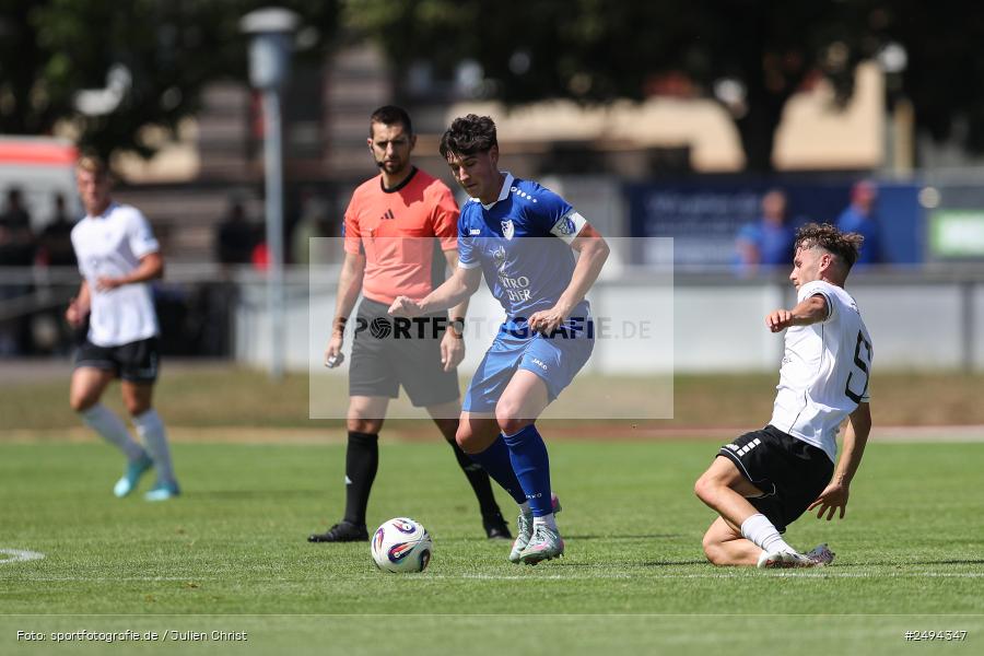 sport, action, Toto-Pokal Runde 1, Sportgelände, Fussball, FCS, FC06, Bad Kissingen, BFV, 19.07.2025, 1. FC Schweinfurt 1905, 1. FC 06 Bad Kissingen - Bild-ID: 2494347