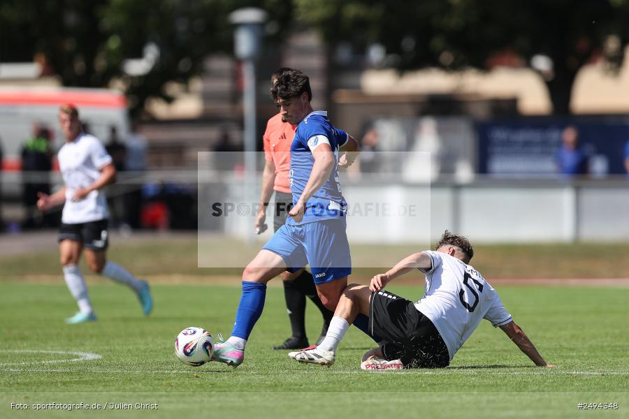 sport, action, Toto-Pokal Runde 1, Sportgelände, Fussball, FCS, FC06, Bad Kissingen, BFV, 19.07.2025, 1. FC Schweinfurt 1905, 1. FC 06 Bad Kissingen - Bild-ID: 2494348