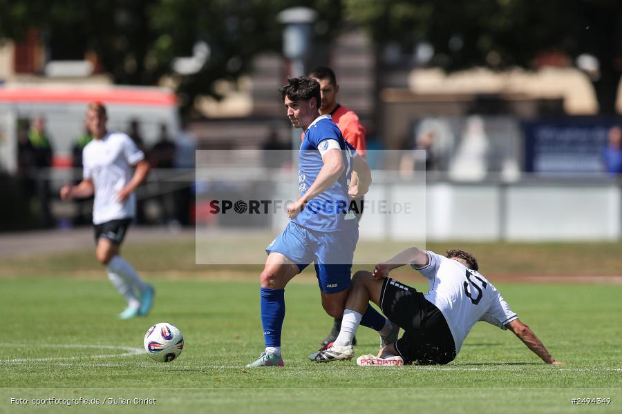 sport, action, Toto-Pokal Runde 1, Sportgelände, Fussball, FCS, FC06, Bad Kissingen, BFV, 19.07.2025, 1. FC Schweinfurt 1905, 1. FC 06 Bad Kissingen - Bild-ID: 2494349