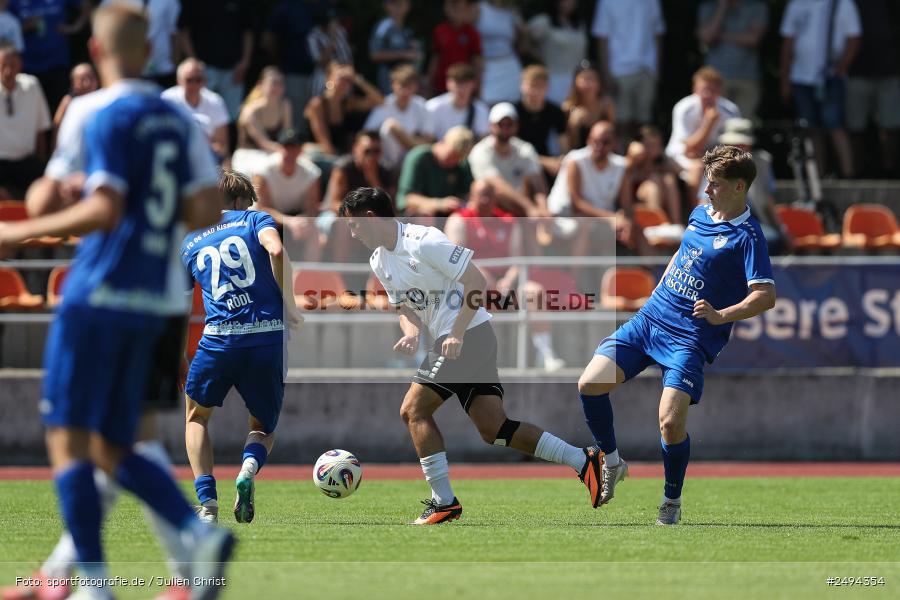 sport, action, Toto-Pokal Runde 1, Sportgelände, Fussball, FCS, FC06, Bad Kissingen, BFV, 19.07.2025, 1. FC Schweinfurt 1905, 1. FC 06 Bad Kissingen - Bild-ID: 2494354