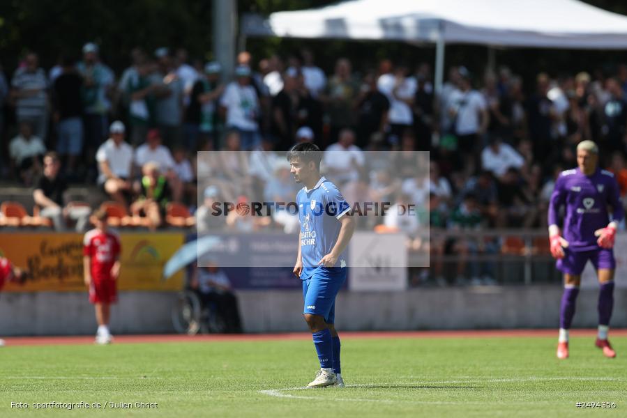 sport, action, Toto-Pokal Runde 1, Sportgelände, Fussball, FCS, FC06, Bad Kissingen, BFV, 19.07.2025, 1. FC Schweinfurt 1905, 1. FC 06 Bad Kissingen - Bild-ID: 2494356
