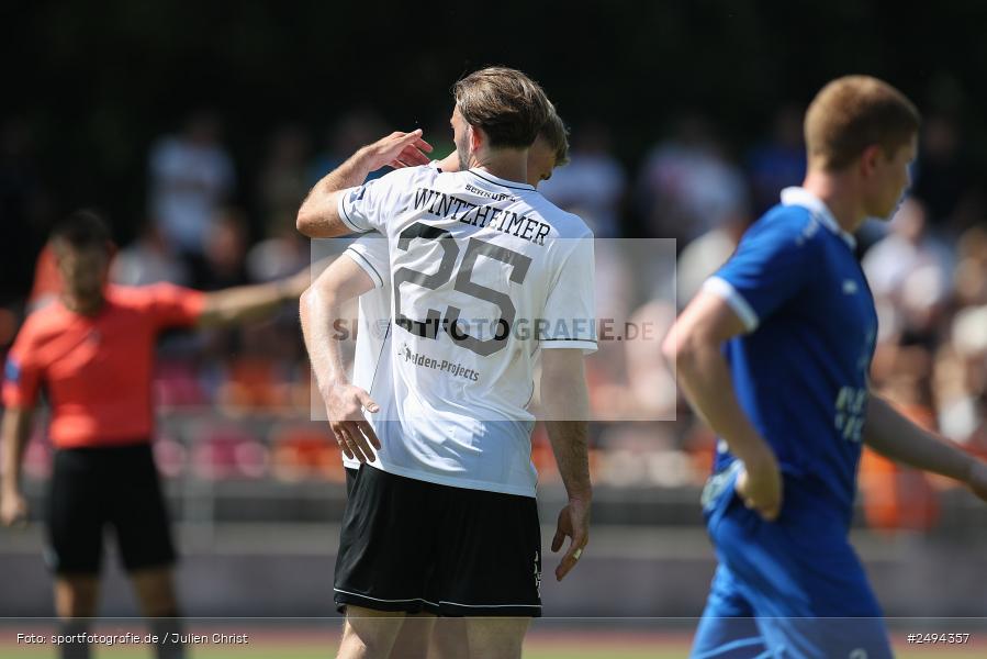 sport, action, Toto-Pokal Runde 1, Sportgelände, Fussball, FCS, FC06, Bad Kissingen, BFV, 19.07.2025, 1. FC Schweinfurt 1905, 1. FC 06 Bad Kissingen - Bild-ID: 2494357