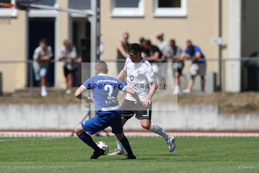 sport, action, Toto-Pokal Runde 1, Sportgelände, Fussball, FCS, FC06, Bad Kissingen, BFV, 19.07.2025, 1. FC Schweinfurt 1905, 1. FC 06 Bad Kissingen - Bild-ID: 2494361