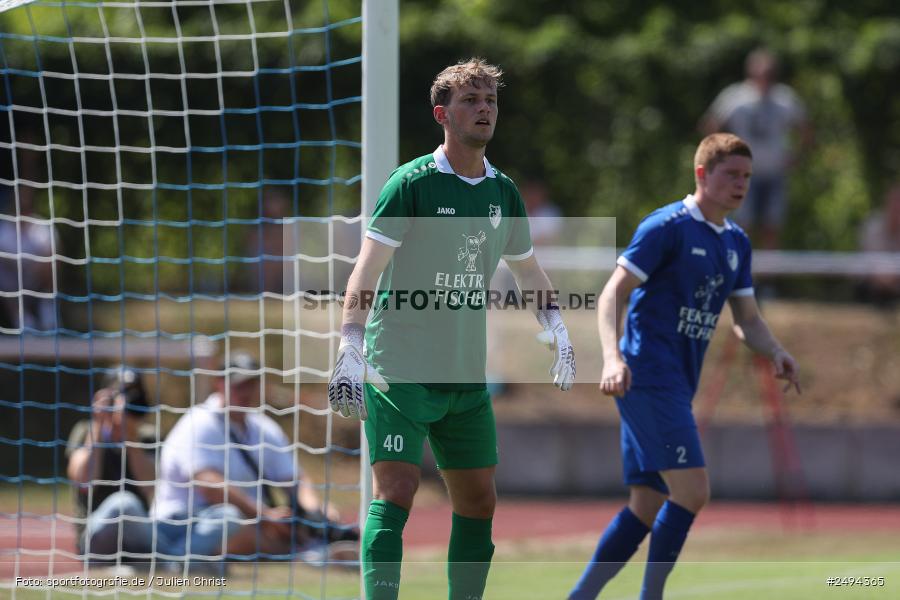 sport, action, Toto-Pokal Runde 1, Sportgelände, Fussball, FCS, FC06, Bad Kissingen, BFV, 19.07.2025, 1. FC Schweinfurt 1905, 1. FC 06 Bad Kissingen - Bild-ID: 2494365