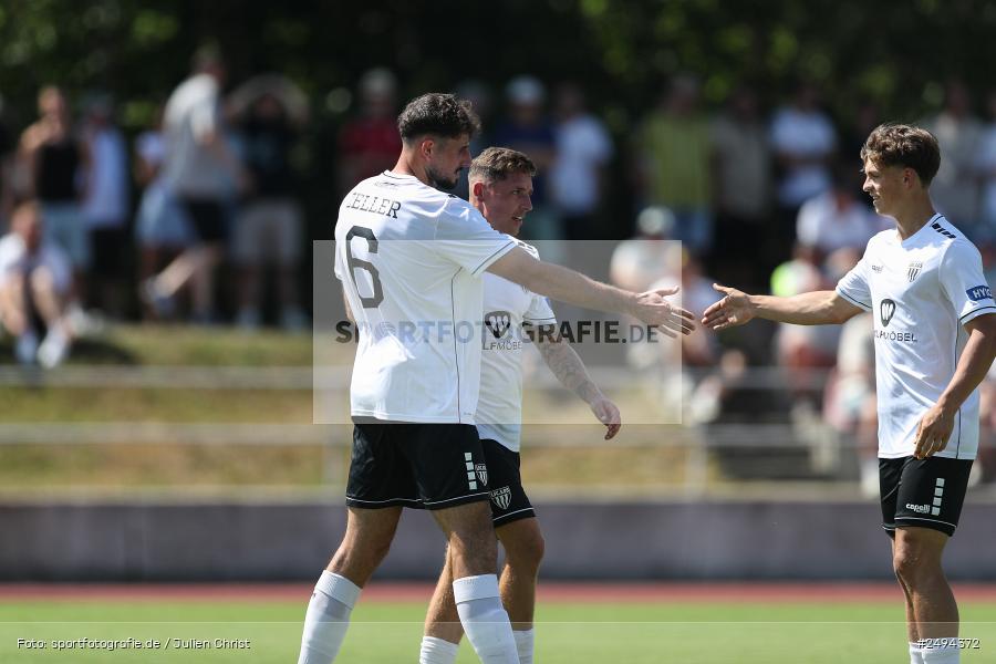 sport, action, Toto-Pokal Runde 1, Sportgelände, Fussball, FCS, FC06, Bad Kissingen, BFV, 19.07.2025, 1. FC Schweinfurt 1905, 1. FC 06 Bad Kissingen - Bild-ID: 2494372