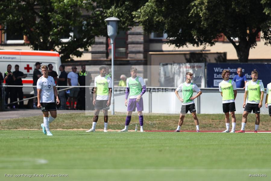 sport, action, Toto-Pokal Runde 1, Sportgelände, Fussball, FCS, FC06, Bad Kissingen, BFV, 19.07.2025, 1. FC Schweinfurt 1905, 1. FC 06 Bad Kissingen - Bild-ID: 2494380
