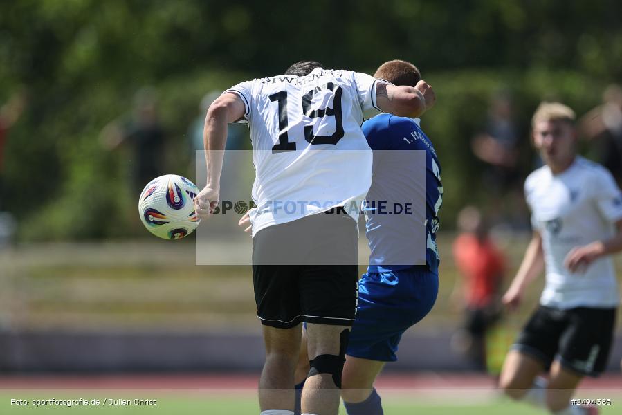 sport, action, Toto-Pokal Runde 1, Sportgelände, Fussball, FCS, FC06, Bad Kissingen, BFV, 19.07.2025, 1. FC Schweinfurt 1905, 1. FC 06 Bad Kissingen - Bild-ID: 2494385