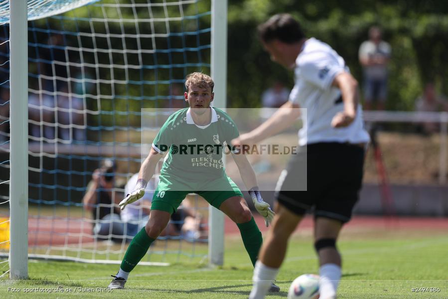 sport, action, Toto-Pokal Runde 1, Sportgelände, Fussball, FCS, FC06, Bad Kissingen, BFV, 19.07.2025, 1. FC Schweinfurt 1905, 1. FC 06 Bad Kissingen - Bild-ID: 2494386