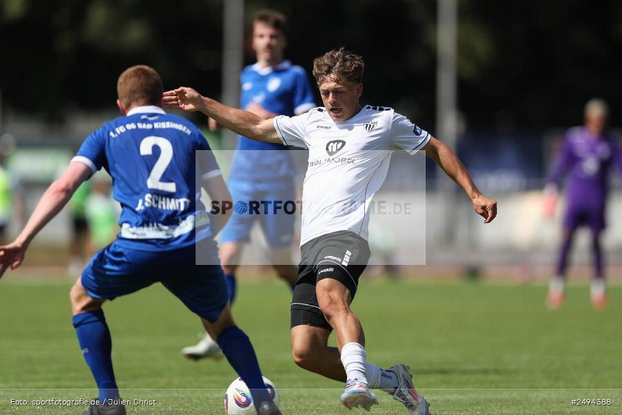 sport, action, Toto-Pokal Runde 1, Sportgelände, Fussball, FCS, FC06, Bad Kissingen, BFV, 19.07.2025, 1. FC Schweinfurt 1905, 1. FC 06 Bad Kissingen - Bild-ID: 2494388