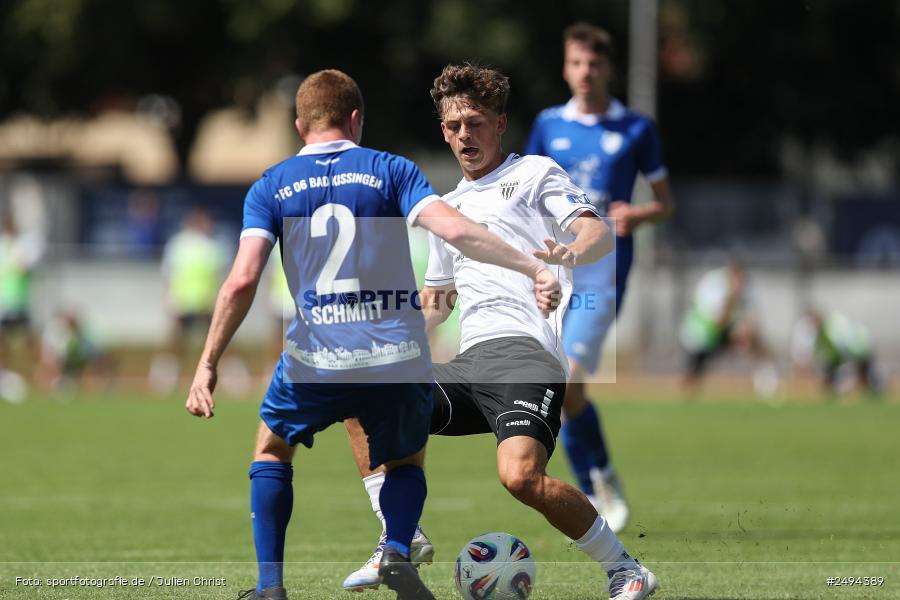 sport, action, Toto-Pokal Runde 1, Sportgelände, Fussball, FCS, FC06, Bad Kissingen, BFV, 19.07.2025, 1. FC Schweinfurt 1905, 1. FC 06 Bad Kissingen - Bild-ID: 2494389
