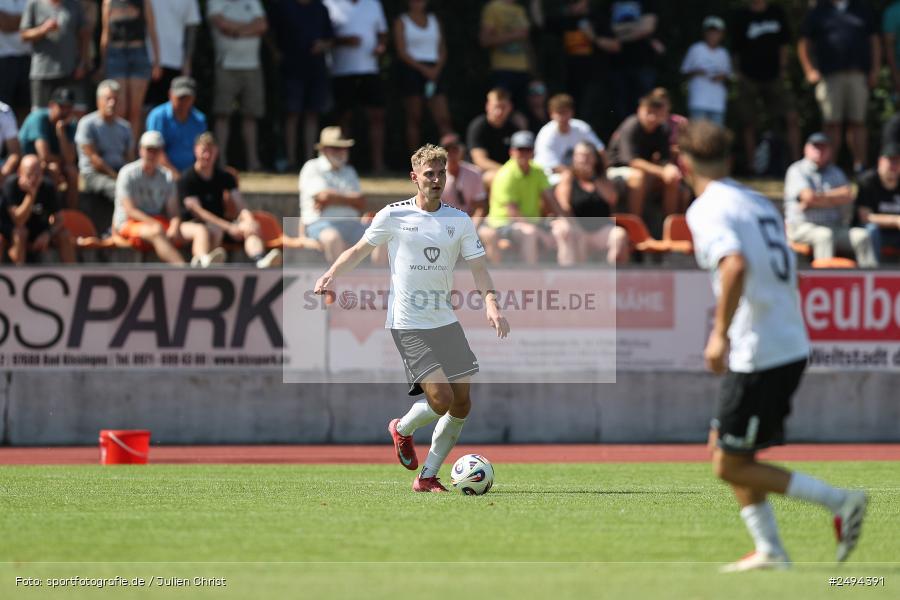 sport, action, Toto-Pokal Runde 1, Sportgelände, Fussball, FCS, FC06, Bad Kissingen, BFV, 19.07.2025, 1. FC Schweinfurt 1905, 1. FC 06 Bad Kissingen - Bild-ID: 2494391