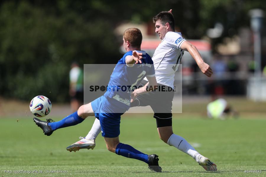 sport, action, Toto-Pokal Runde 1, Sportgelände, Fussball, FCS, FC06, Bad Kissingen, BFV, 19.07.2025, 1. FC Schweinfurt 1905, 1. FC 06 Bad Kissingen - Bild-ID: 2494392