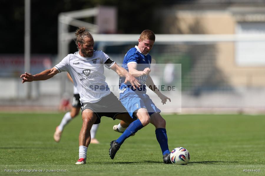sport, action, Toto-Pokal Runde 1, Sportgelände, Fussball, FCS, FC06, Bad Kissingen, BFV, 19.07.2025, 1. FC Schweinfurt 1905, 1. FC 06 Bad Kissingen - Bild-ID: 2494408