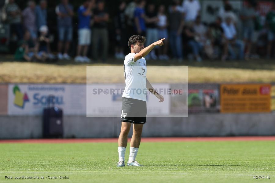 sport, action, Toto-Pokal Runde 1, Sportgelände, Fussball, FCS, FC06, Bad Kissingen, BFV, 19.07.2025, 1. FC Schweinfurt 1905, 1. FC 06 Bad Kissingen - Bild-ID: 2494412