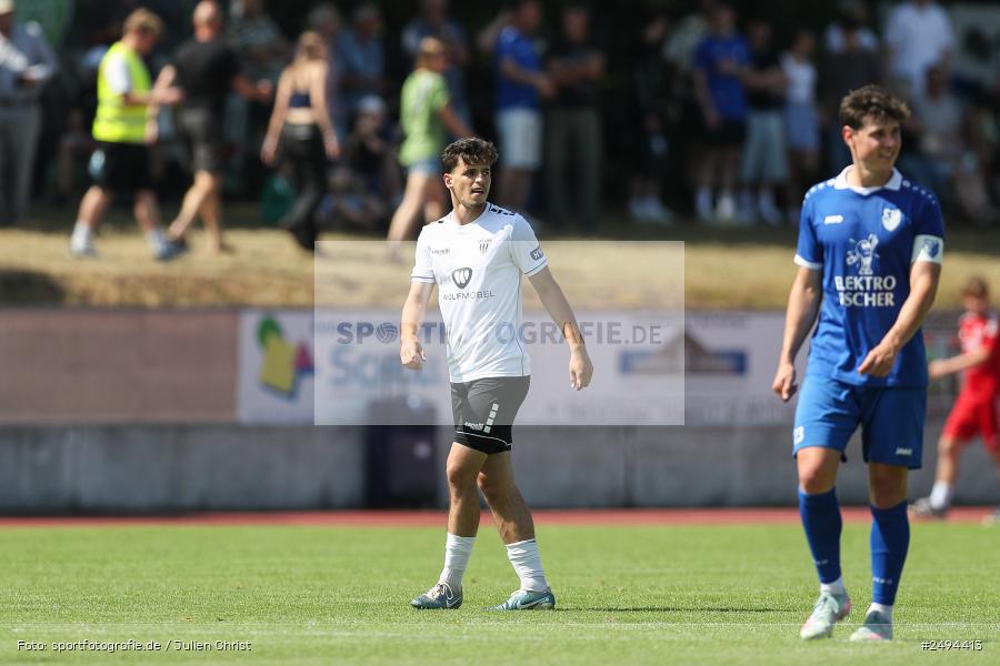 sport, action, Toto-Pokal Runde 1, Sportgelände, Fussball, FCS, FC06, Bad Kissingen, BFV, 19.07.2025, 1. FC Schweinfurt 1905, 1. FC 06 Bad Kissingen - Bild-ID: 2494413