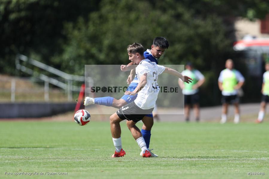 sport, action, Toto-Pokal Runde 1, Sportgelände, Fussball, FCS, FC06, Bad Kissingen, BFV, 19.07.2025, 1. FC Schweinfurt 1905, 1. FC 06 Bad Kissingen - Bild-ID: 2494418