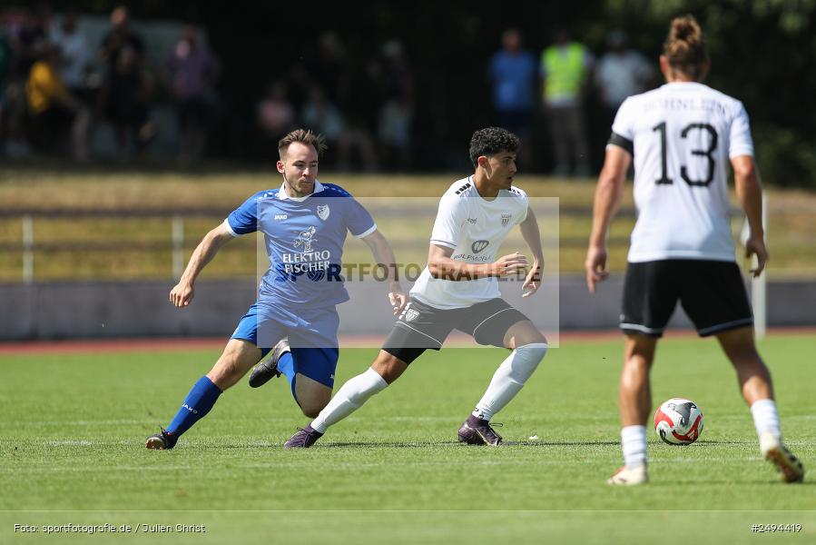 sport, action, Toto-Pokal Runde 1, Sportgelände, Fussball, FCS, FC06, Bad Kissingen, BFV, 19.07.2025, 1. FC Schweinfurt 1905, 1. FC 06 Bad Kissingen - Bild-ID: 2494419
