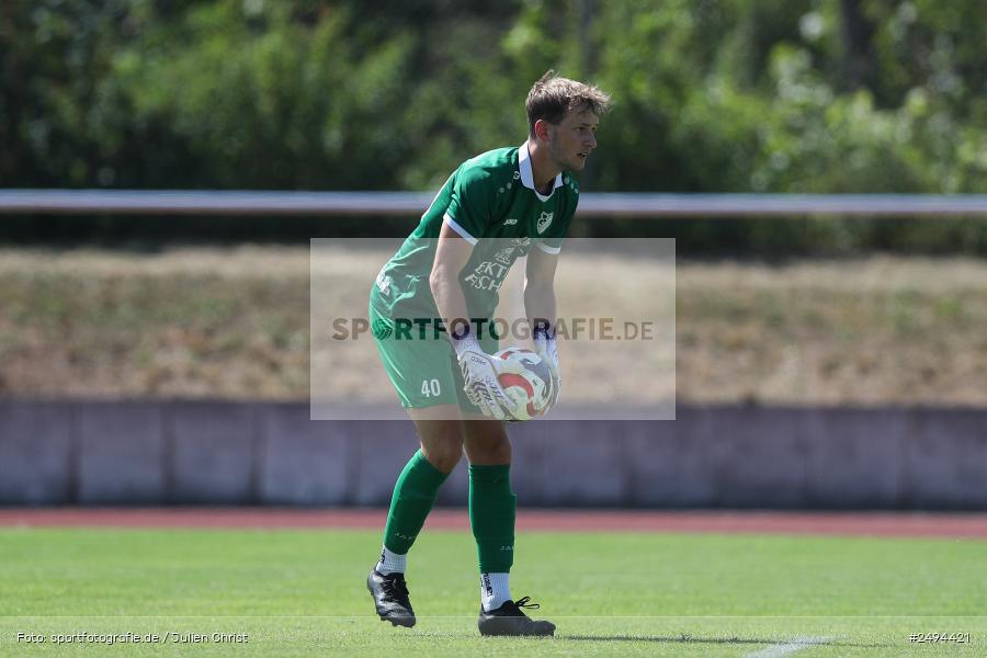 sport, action, Toto-Pokal Runde 1, Sportgelände, Fussball, FCS, FC06, Bad Kissingen, BFV, 19.07.2025, 1. FC Schweinfurt 1905, 1. FC 06 Bad Kissingen - Bild-ID: 2494421