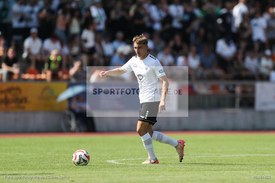 sport, action, Toto-Pokal Runde 1, Sportgelände, Fussball, FCS, FC06, Bad Kissingen, BFV, 19.07.2025, 1. FC Schweinfurt 1905, 1. FC 06 Bad Kissingen - Bild-ID: 2494422
