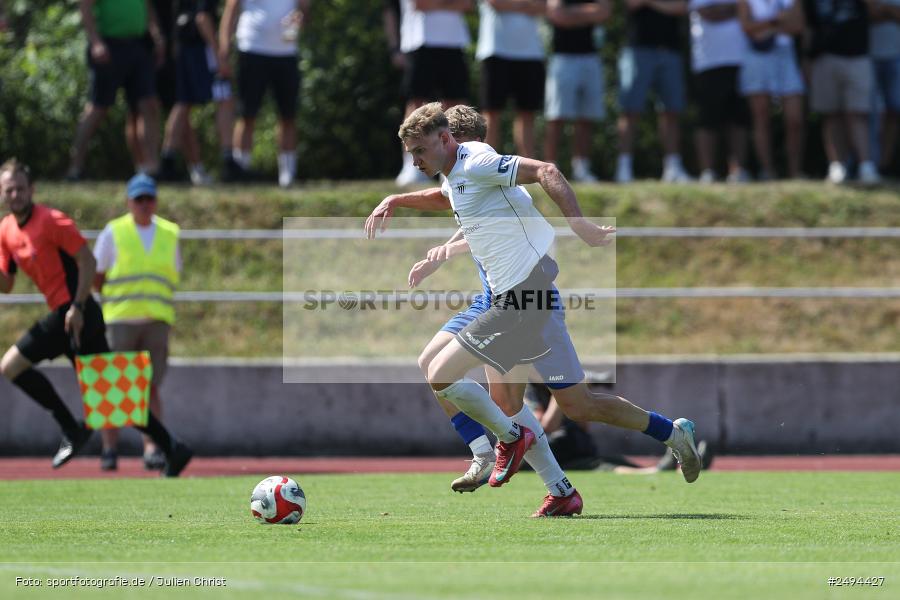sport, action, Toto-Pokal Runde 1, Sportgelände, Fussball, FCS, FC06, Bad Kissingen, BFV, 19.07.2025, 1. FC Schweinfurt 1905, 1. FC 06 Bad Kissingen - Bild-ID: 2494427