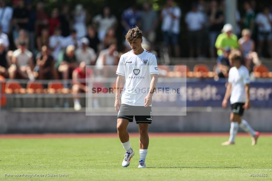 sport, action, Toto-Pokal Runde 1, Sportgelände, Fussball, FCS, FC06, Bad Kissingen, BFV, 19.07.2025, 1. FC Schweinfurt 1905, 1. FC 06 Bad Kissingen - Bild-ID: 2494435