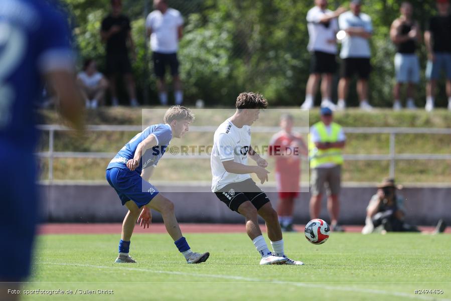 sport, action, Toto-Pokal Runde 1, Sportgelände, Fussball, FCS, FC06, Bad Kissingen, BFV, 19.07.2025, 1. FC Schweinfurt 1905, 1. FC 06 Bad Kissingen - Bild-ID: 2494436
