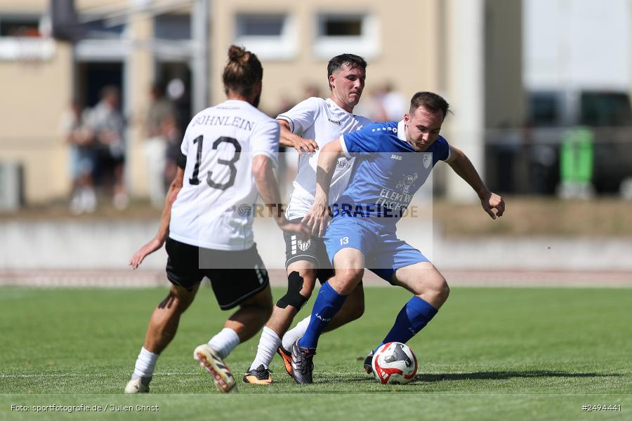sport, action, Toto-Pokal Runde 1, Sportgelände, Fussball, FCS, FC06, Bad Kissingen, BFV, 19.07.2025, 1. FC Schweinfurt 1905, 1. FC 06 Bad Kissingen - Bild-ID: 2494441