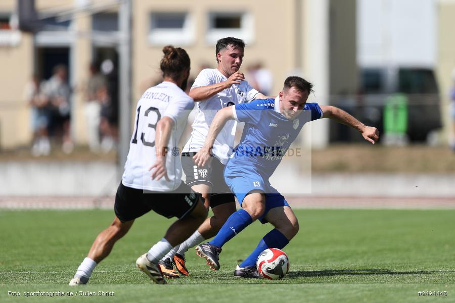 sport, action, Toto-Pokal Runde 1, Sportgelände, Fussball, FCS, FC06, Bad Kissingen, BFV, 19.07.2025, 1. FC Schweinfurt 1905, 1. FC 06 Bad Kissingen - Bild-ID: 2494443