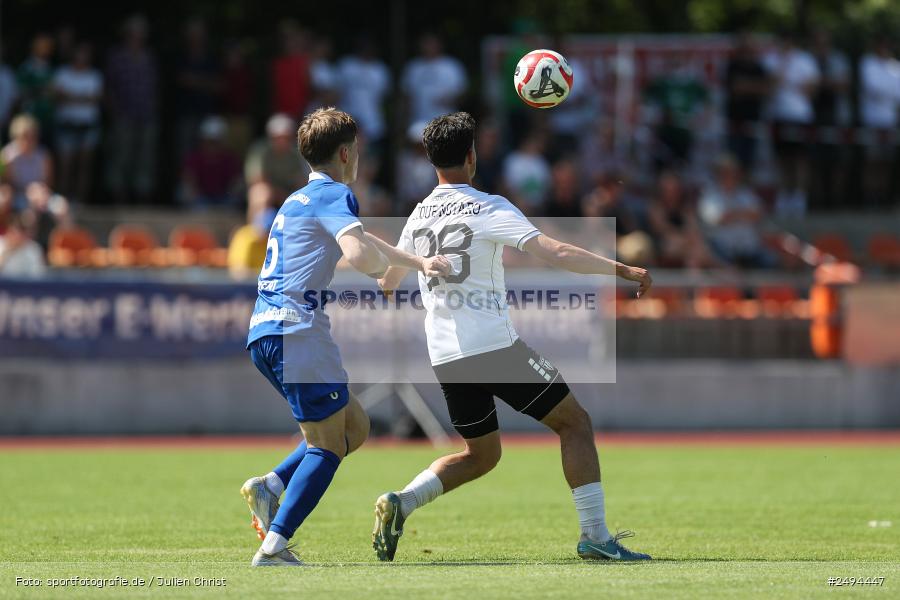 sport, action, Toto-Pokal Runde 1, Sportgelände, Fussball, FCS, FC06, Bad Kissingen, BFV, 19.07.2025, 1. FC Schweinfurt 1905, 1. FC 06 Bad Kissingen - Bild-ID: 2494447