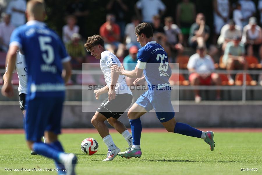 sport, action, Toto-Pokal Runde 1, Sportgelände, Fussball, FCS, FC06, Bad Kissingen, BFV, 19.07.2025, 1. FC Schweinfurt 1905, 1. FC 06 Bad Kissingen - Bild-ID: 2494453