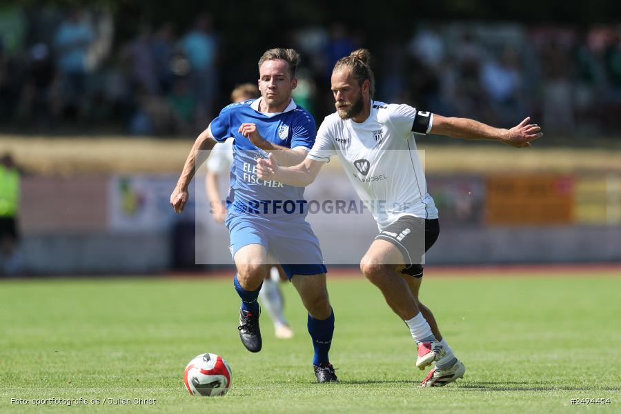 sport, action, Toto-Pokal Runde 1, Sportgelände, Fussball, FCS, FC06, Bad Kissingen, BFV, 19.07.2025, 1. FC Schweinfurt 1905, 1. FC 06 Bad Kissingen - Bild-ID: 2494454