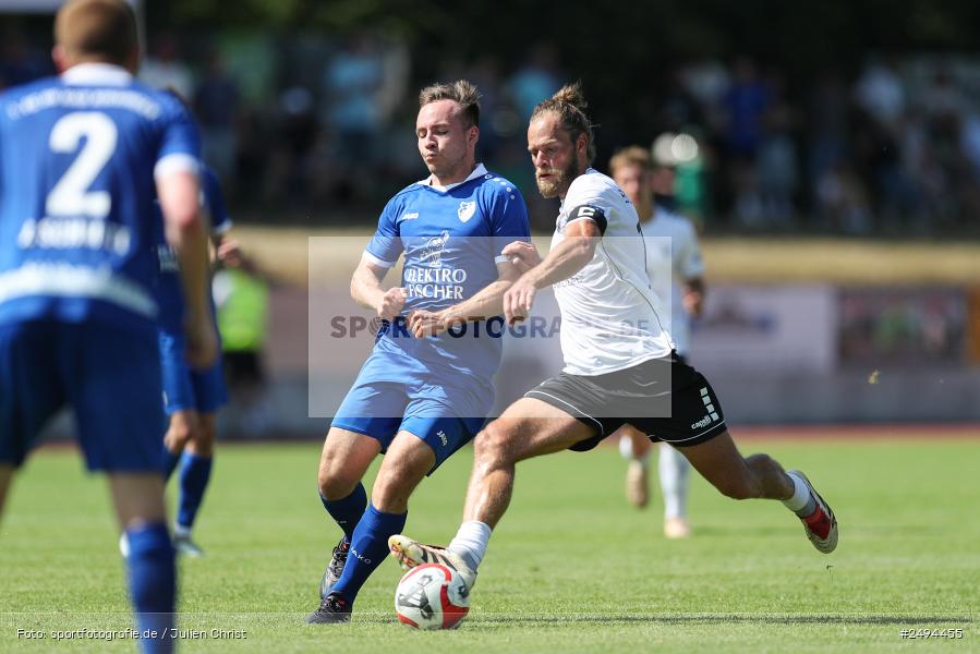 sport, action, Toto-Pokal Runde 1, Sportgelände, Fussball, FCS, FC06, Bad Kissingen, BFV, 19.07.2025, 1. FC Schweinfurt 1905, 1. FC 06 Bad Kissingen - Bild-ID: 2494455