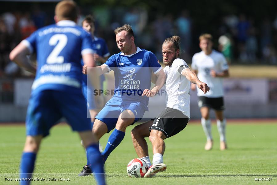 sport, action, Toto-Pokal Runde 1, Sportgelände, Fussball, FCS, FC06, Bad Kissingen, BFV, 19.07.2025, 1. FC Schweinfurt 1905, 1. FC 06 Bad Kissingen - Bild-ID: 2494457