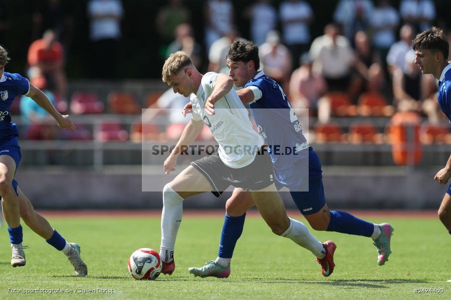 sport, action, Toto-Pokal Runde 1, Sportgelände, Fussball, FCS, FC06, Bad Kissingen, BFV, 19.07.2025, 1. FC Schweinfurt 1905, 1. FC 06 Bad Kissingen - Bild-ID: 2494460