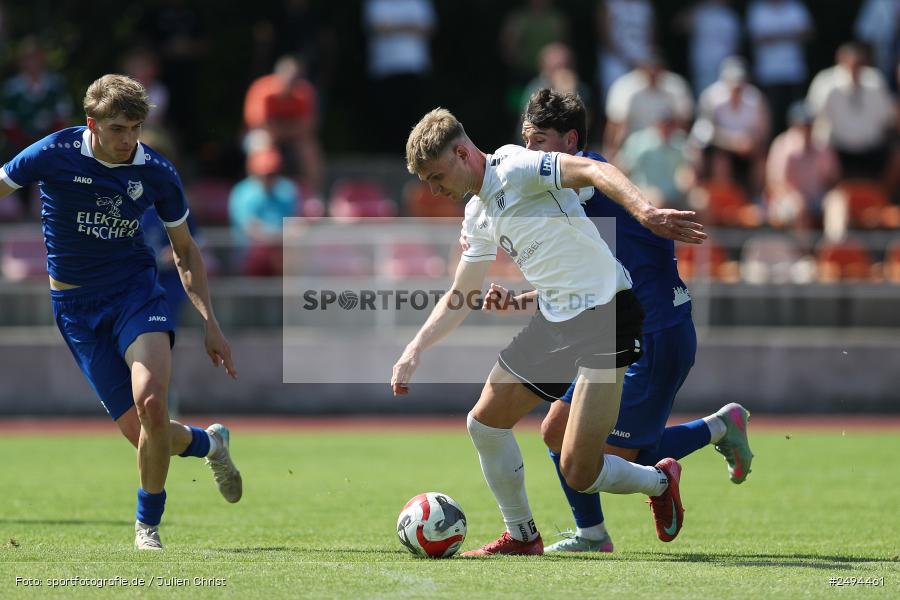sport, action, Toto-Pokal Runde 1, Sportgelände, Fussball, FCS, FC06, Bad Kissingen, BFV, 19.07.2025, 1. FC Schweinfurt 1905, 1. FC 06 Bad Kissingen - Bild-ID: 2494461