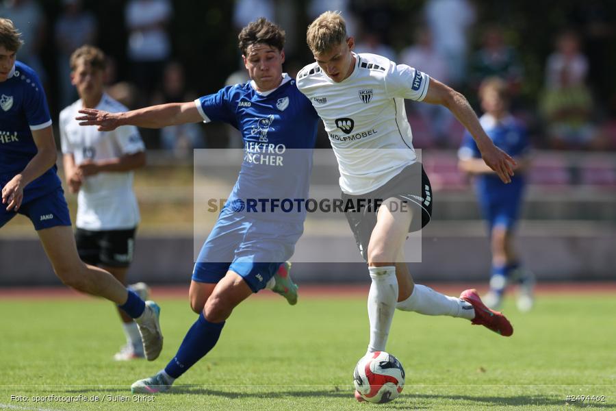 sport, action, Toto-Pokal Runde 1, Sportgelände, Fussball, FCS, FC06, Bad Kissingen, BFV, 19.07.2025, 1. FC Schweinfurt 1905, 1. FC 06 Bad Kissingen - Bild-ID: 2494462