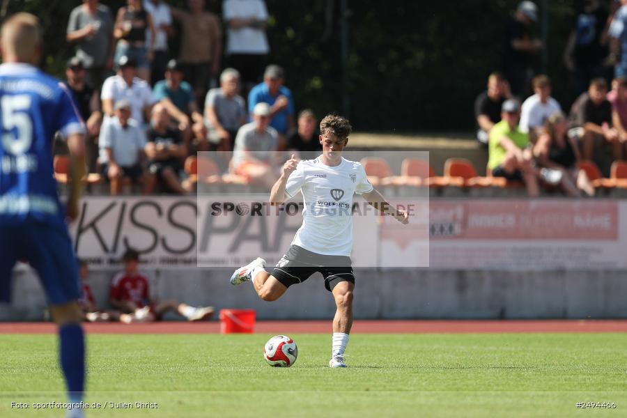 sport, action, Toto-Pokal Runde 1, Sportgelände, Fussball, FCS, FC06, Bad Kissingen, BFV, 19.07.2025, 1. FC Schweinfurt 1905, 1. FC 06 Bad Kissingen - Bild-ID: 2494466